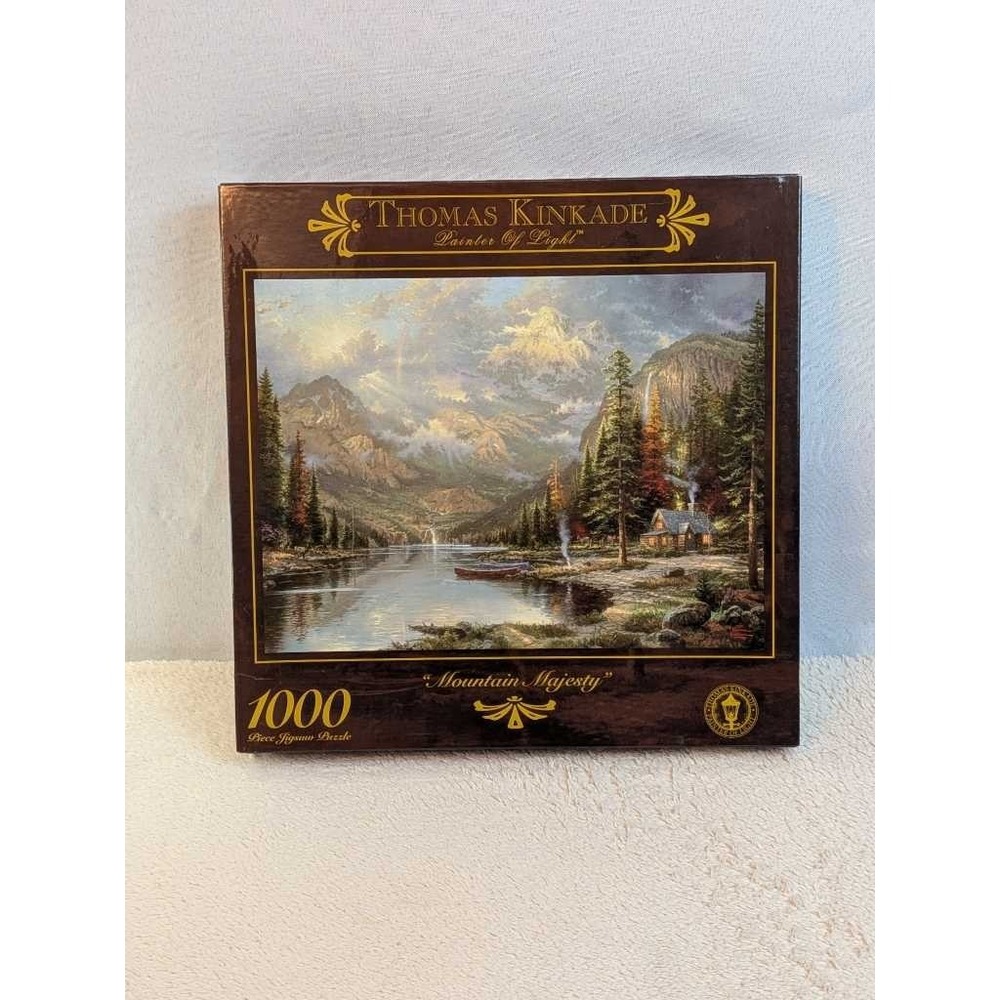 Thomas‎ Kinkade Mountain Majesty 1000 Piece Jigsaw Puzzle New Sealed